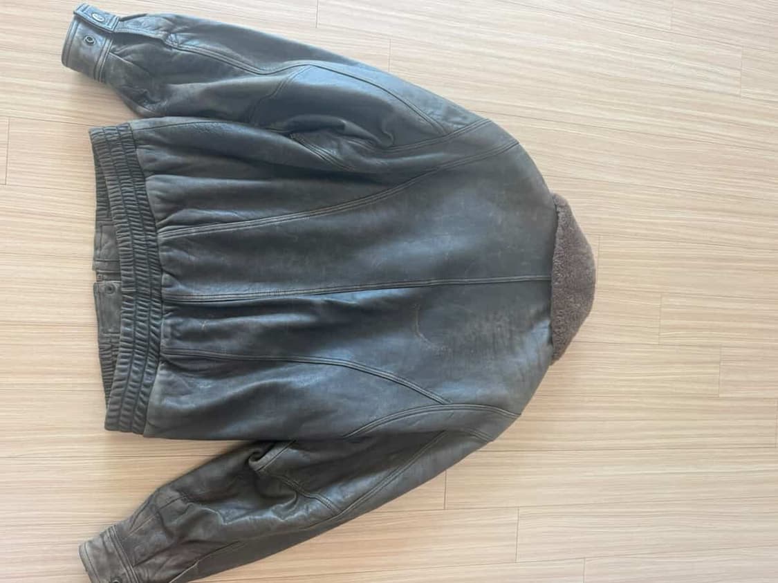 90‘s LEE 쌍방울 양가죽 레더 자켓  상품이미지3