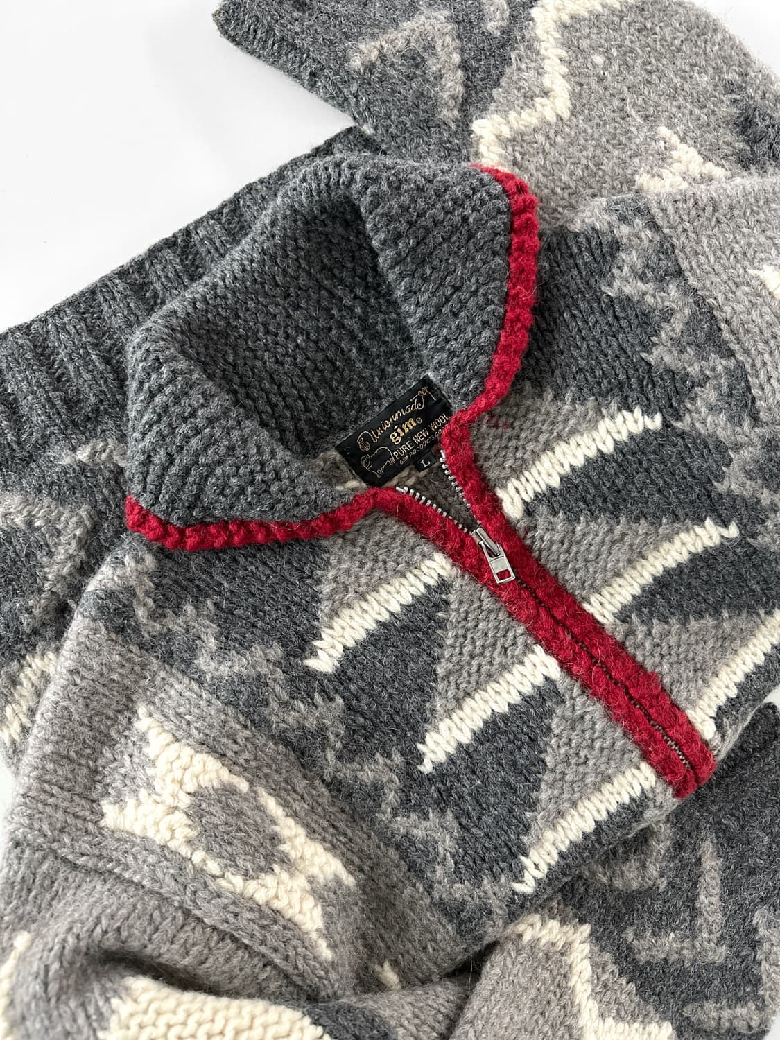 빈티지 패턴 코위찬 스웨터 상품이미지3