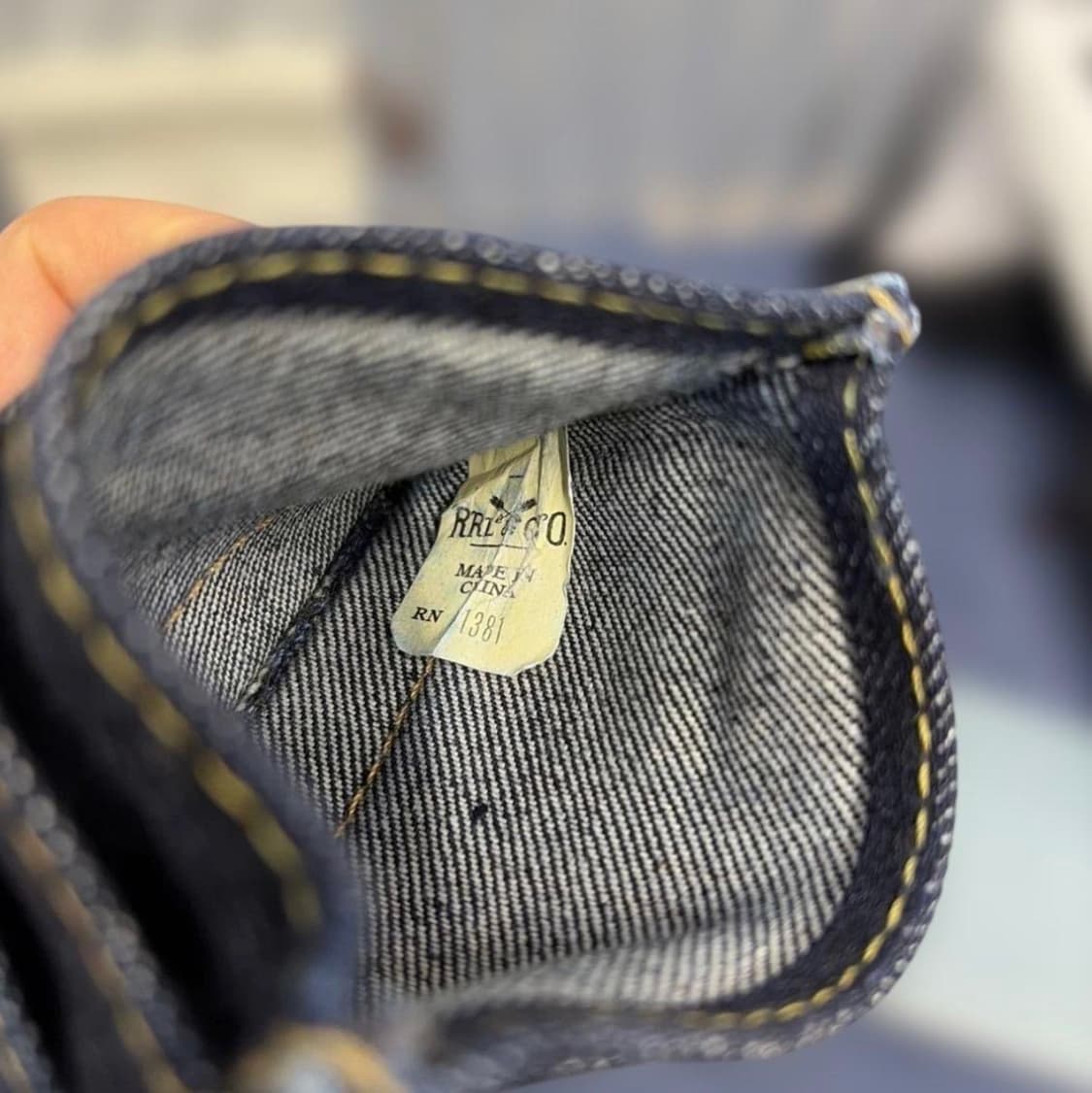 RRL 데님 카드지갑 상품이미지3