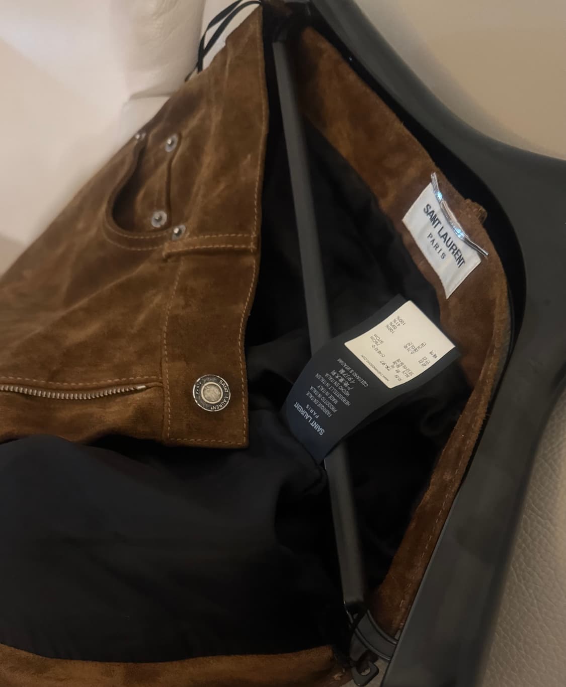 saint laurent leather camel pants  상품이미지5