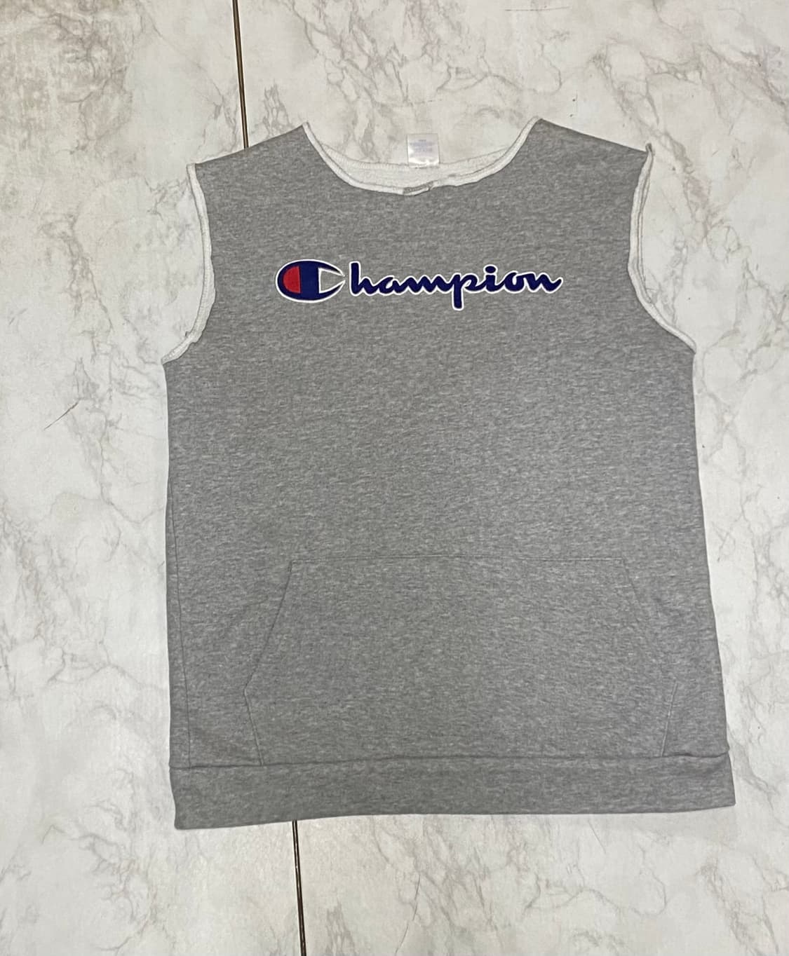 챔피온 회색 민소매 티셔츠 사이즈 95 상품이미지1