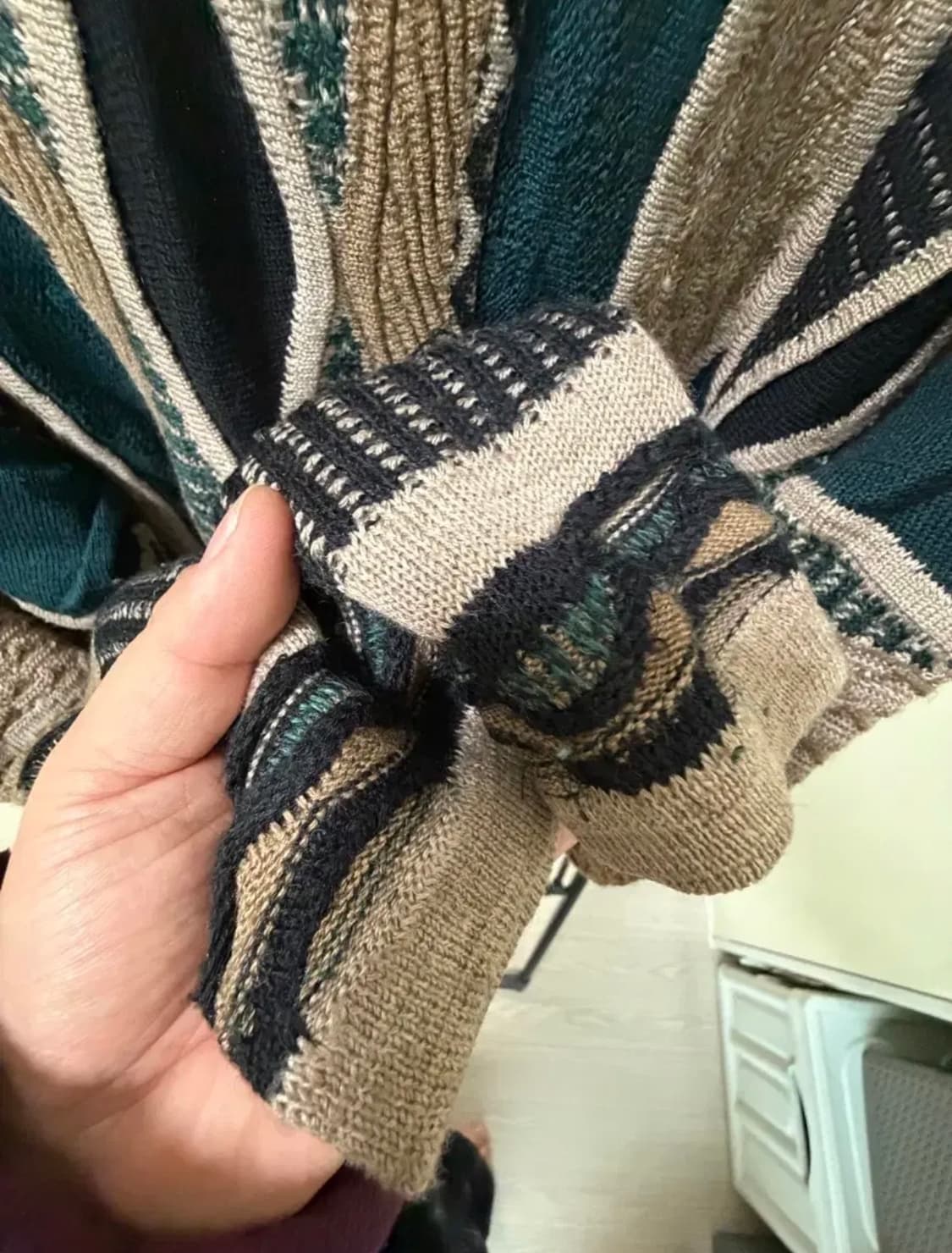 쿠지스타일빈티지니트 상품이미지5