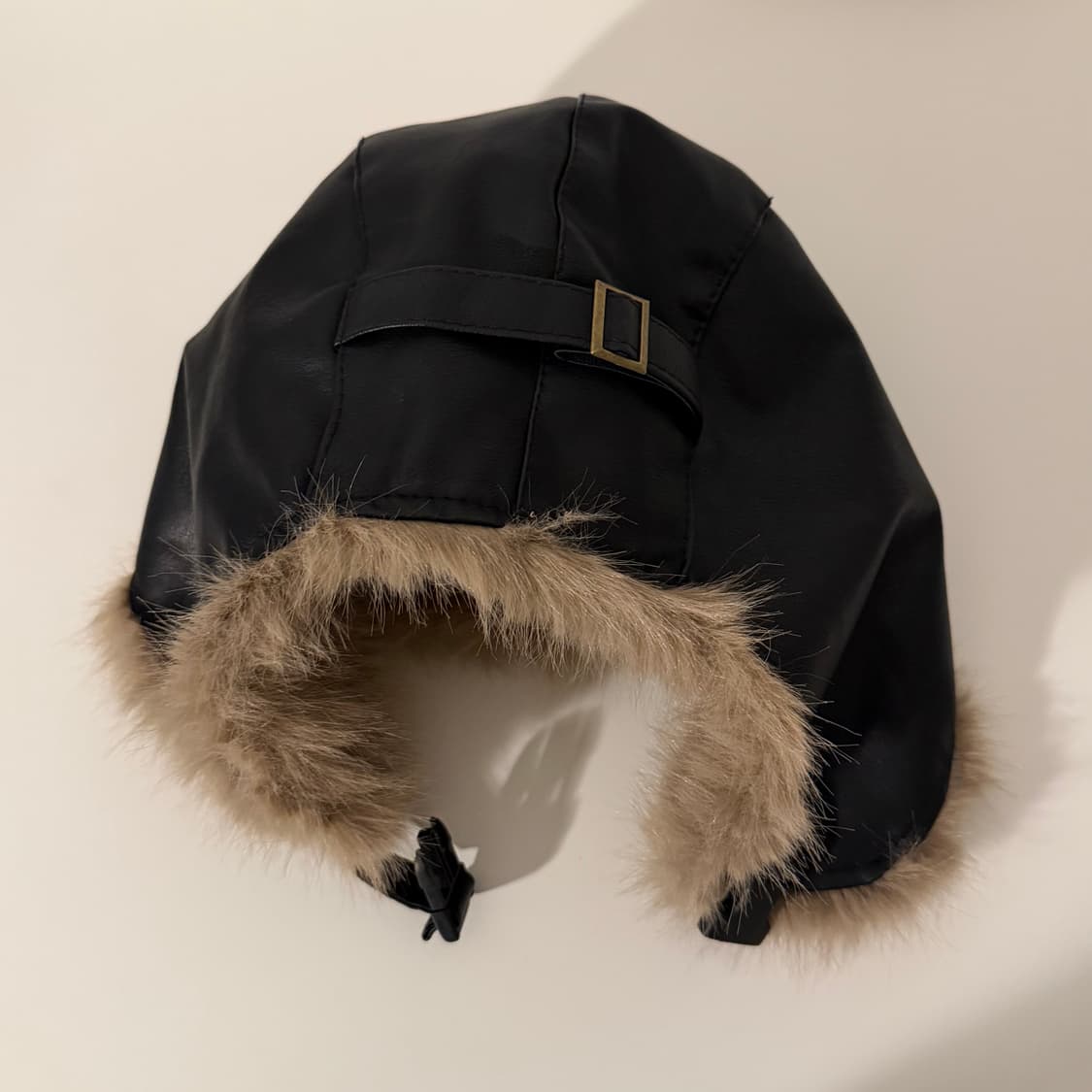 군밤장수 모자 leather trooper hat 상품이미지5