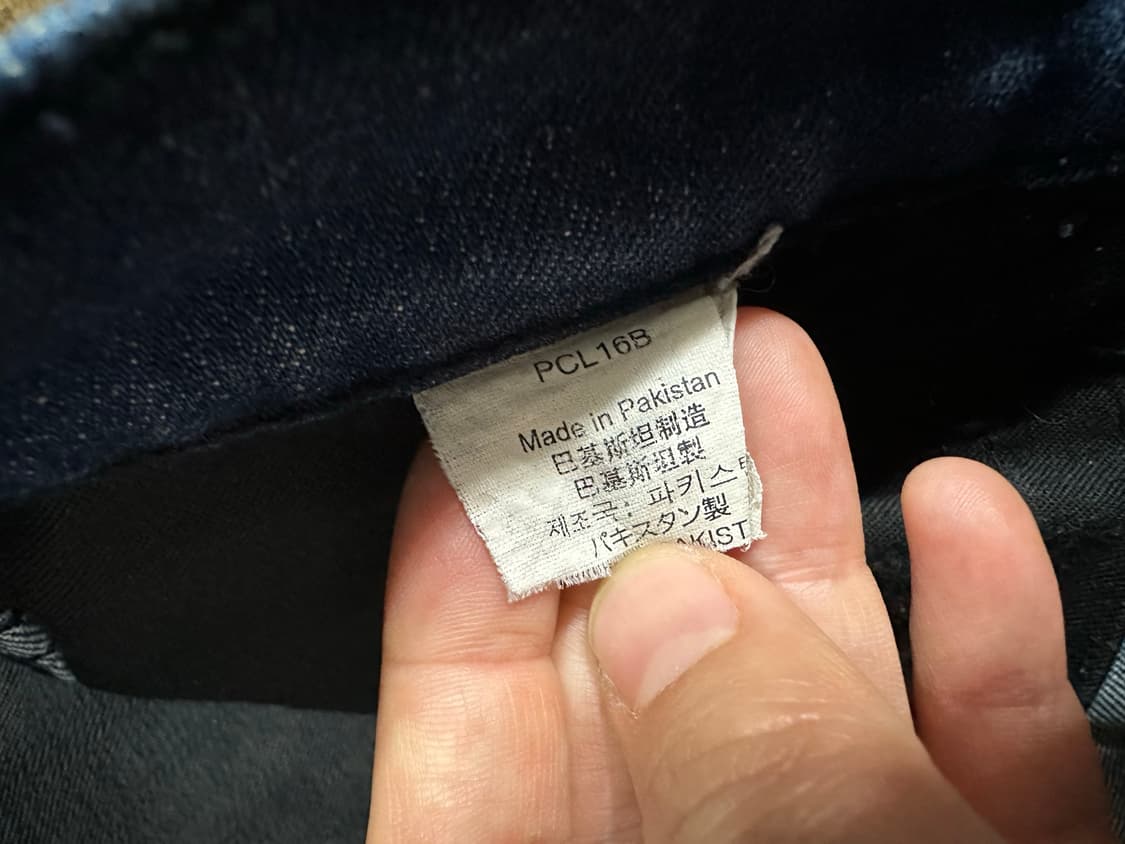 리바이스 LEVIS 520 블랙탭 테이퍼드 데님 팬츠 W32 상품이미지10