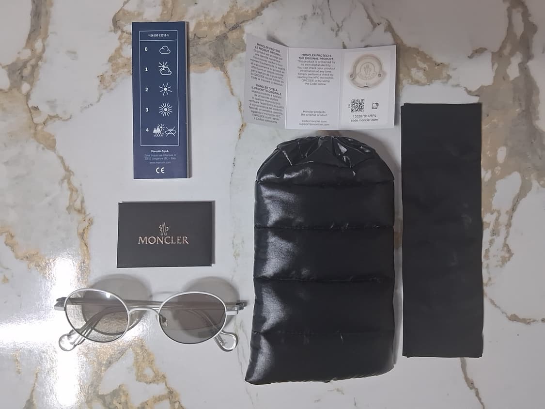 몽클레어(몽클레르) 라운드 화이트 미러 선글라스 상품이미지1