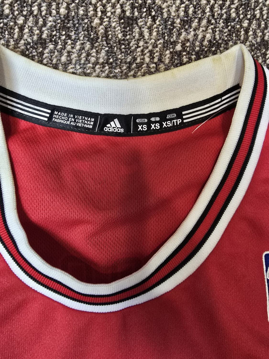 NBA 아디다스 저지 시카고 불스 데릭 로즈 #1 XS 상품이미지3