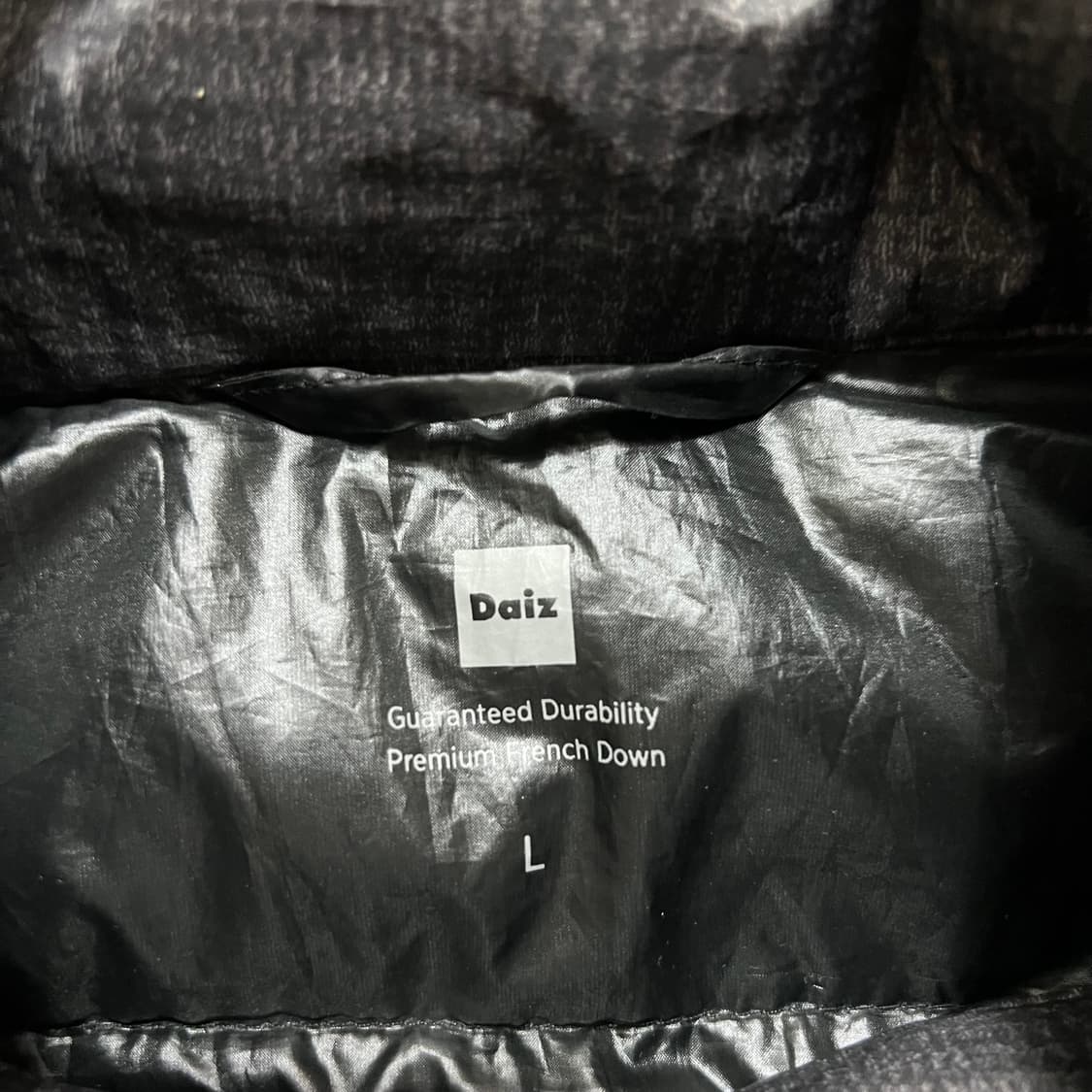 Daiz 데이즈 덕다운 초경량패딩 점퍼 [차콜] L/100 상품이미지4
