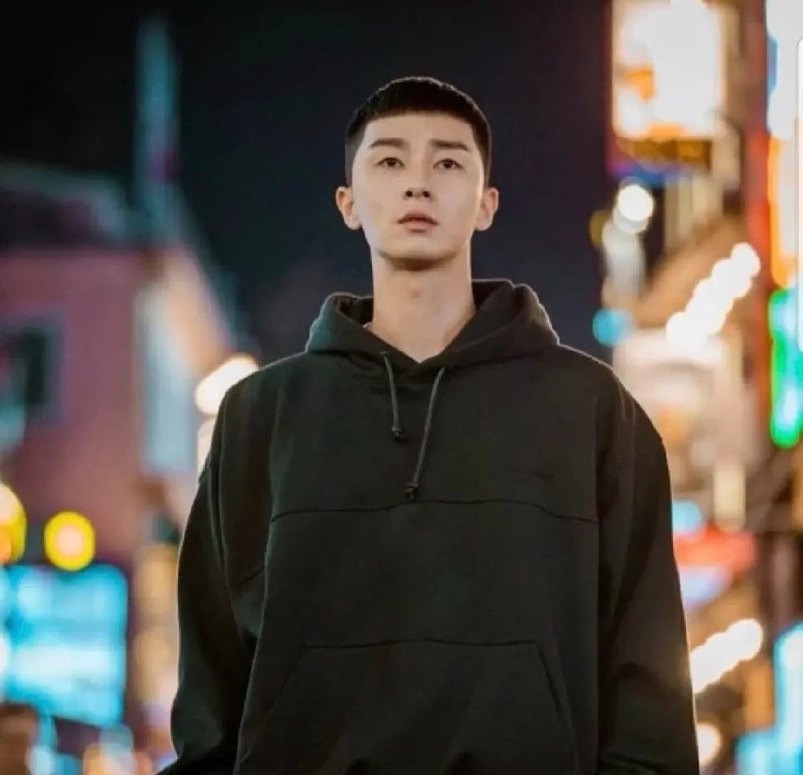 디프리크 박서준 워시드 후드티 상품이미지2