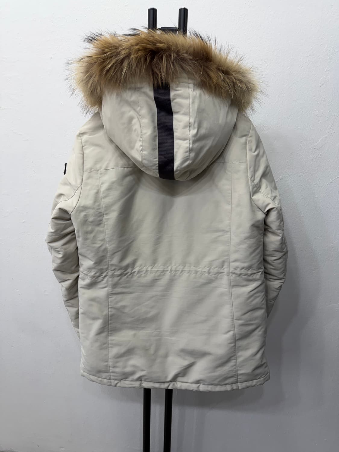정품) 네파 여성 패딩 아이보리 퍼 후드 95 상품이미지6
