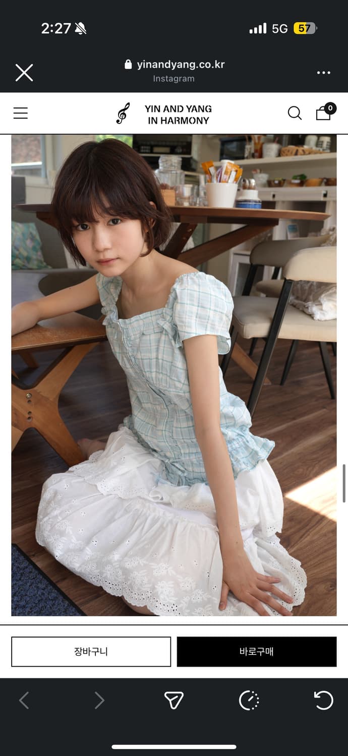 인앤양인하모니 버니 블라우스 상품이미지2