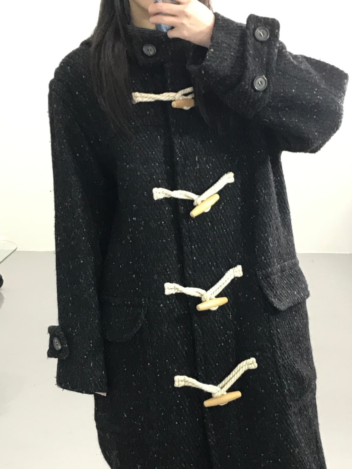 ASPRI 네프 트위드 더플코트 상품이미지3