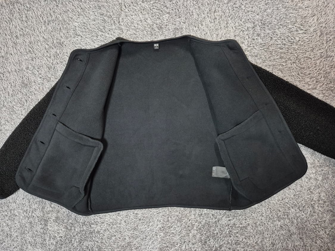 유니클로 여성 뽀글이 기모 플리스 자켓 S 상품이미지6