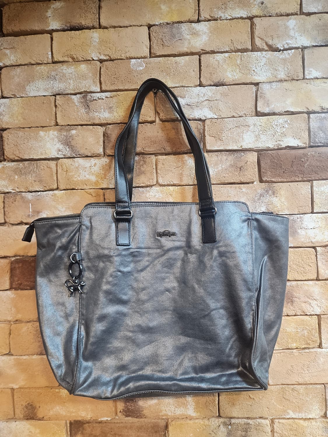 키플링 은색 토트백 겸 숄더백 상품이미지1