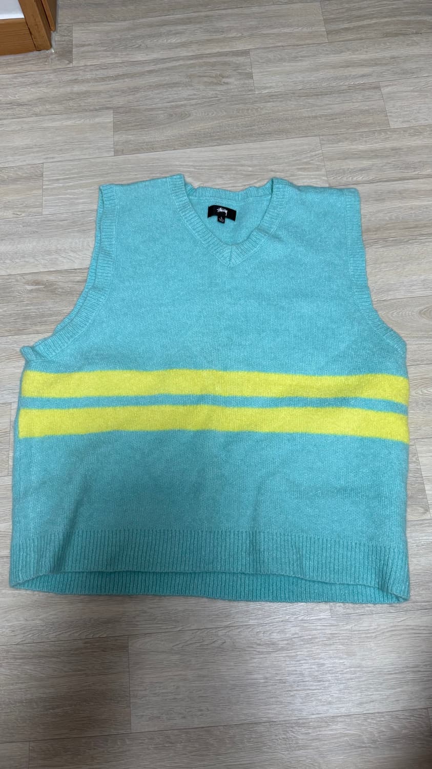 스투시 니트 베스트 L 상품이미지1