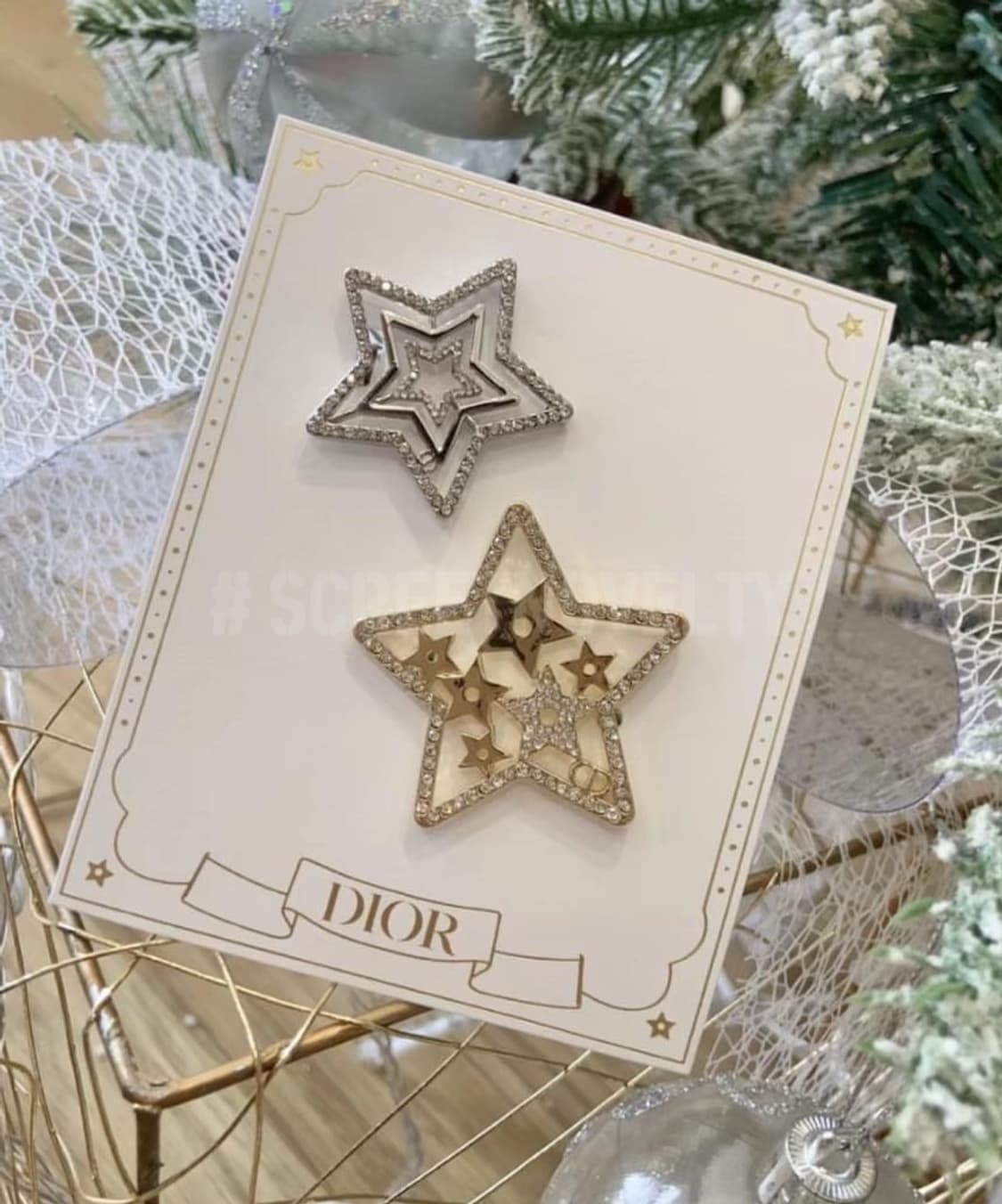 디올 스타 헤어클립 2피스 세트  상품이미지6