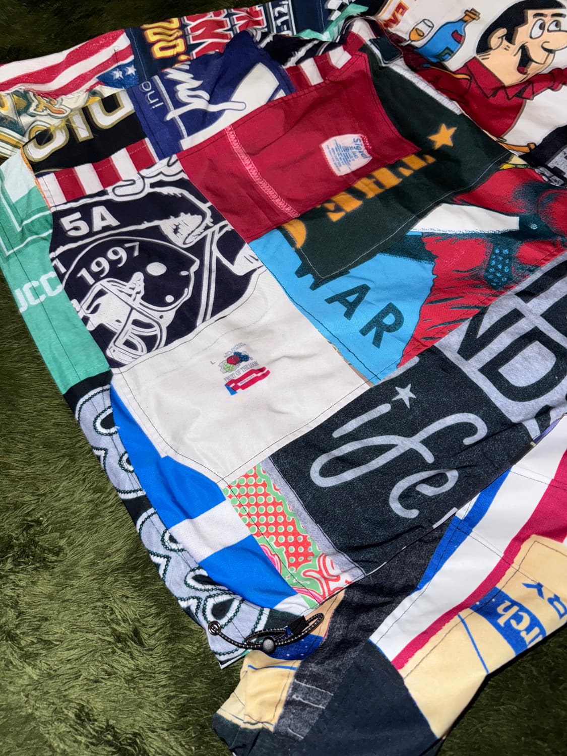 JOEGUSH 조거쉬 빈티지 티셔츠 믹스 프린트 윈드브레이커 자켓 상품이미지9