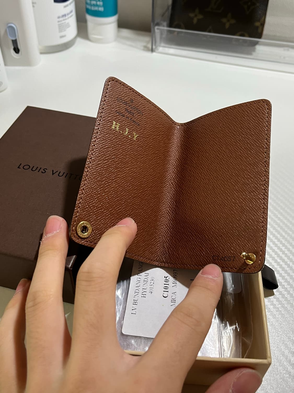 루이비통 명함 카드지갑 풀박스 상품이미지2