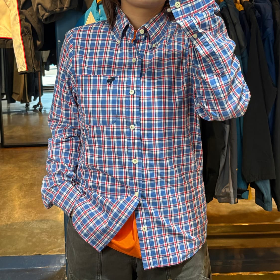 아베크롬비 체크 셔츠 상품이미지1