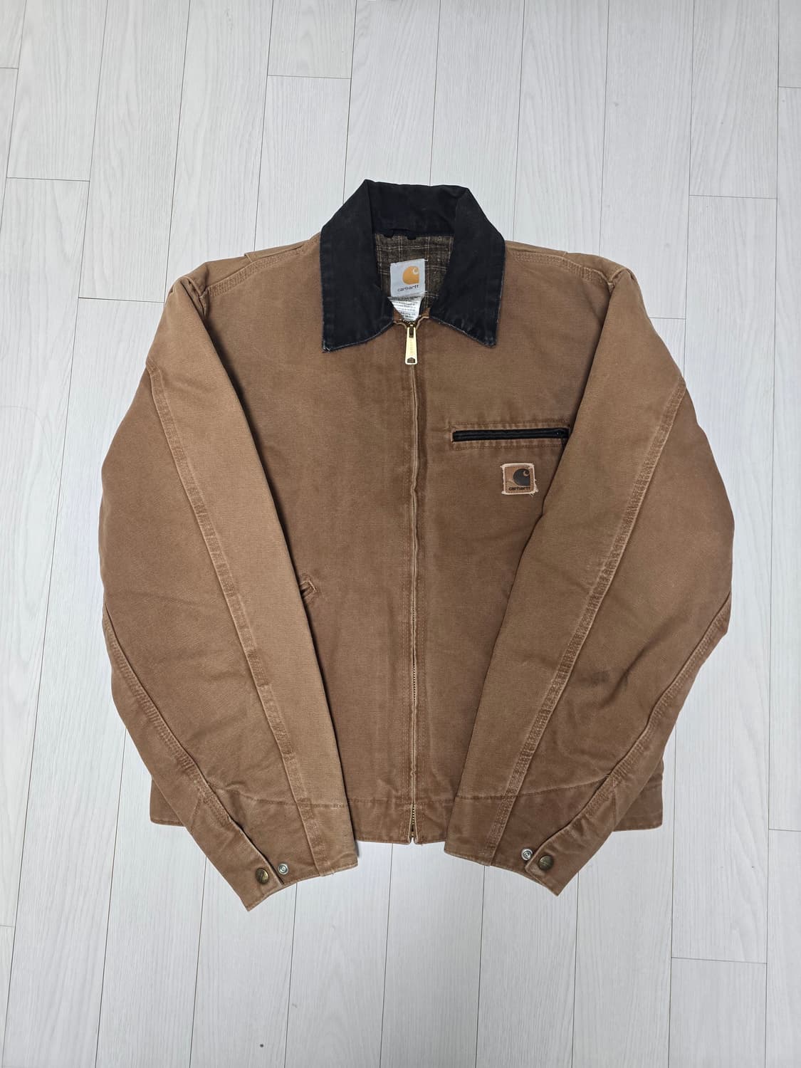 칼하트 디트로이트 자켓 J97 BRN Medium 상품이미지1