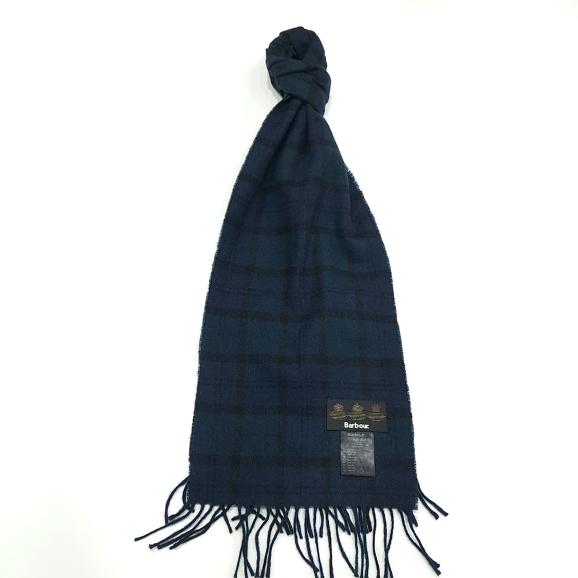 MX157 바버 블랙워치 램스울 목도리 머플러 상품이미지1