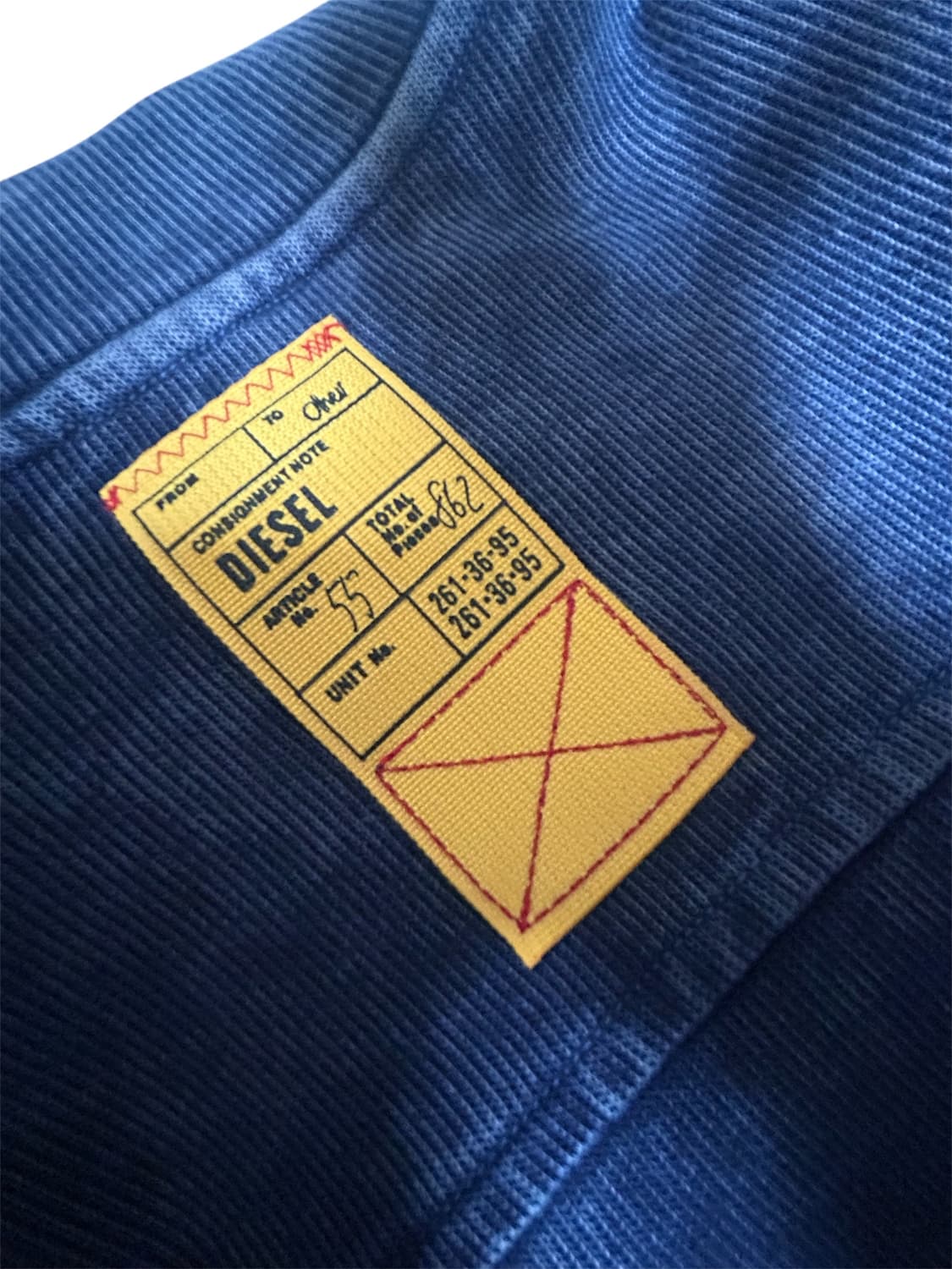 디젤 22FW 카고 포켓 워싱 스웨트 자켓 상품이미지3