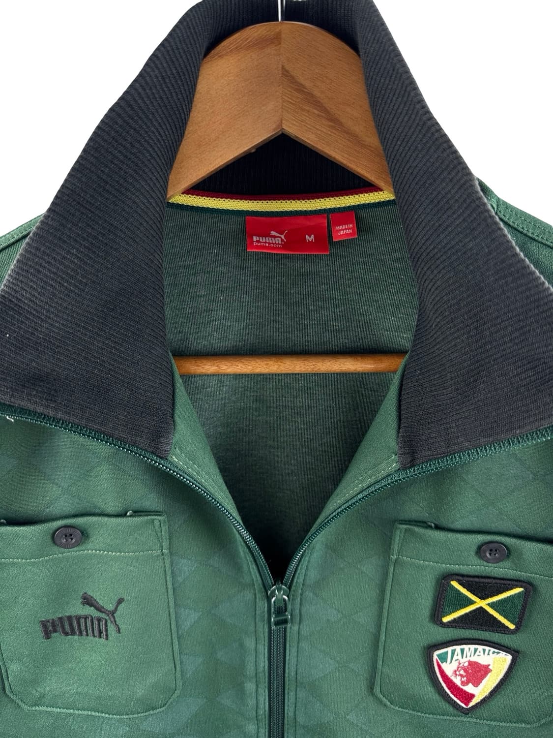 퓨마 자메이카 딥그린 패치 트랙탑져지3060 상품이미지2