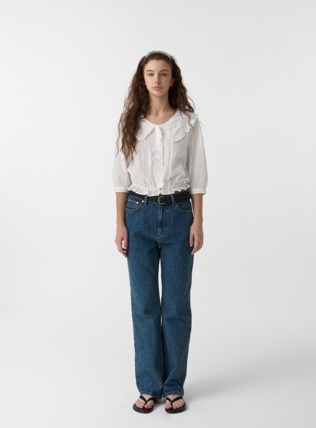 더바넷 코티지 러플 블라우스 Cottage Ruffle Blouse 상품이미지2