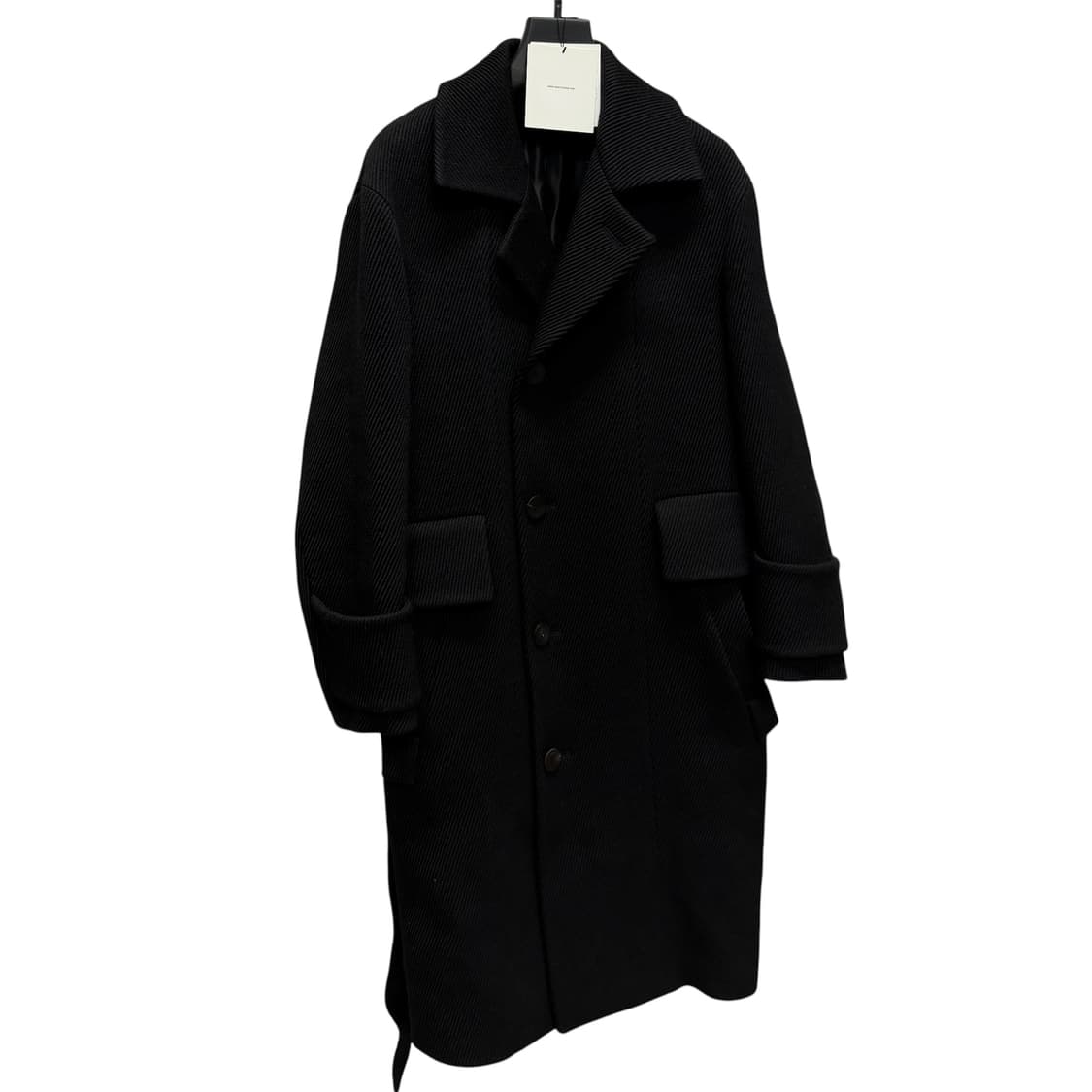 우영미 턴업 벨티드 울 코트 ( 100~105 ) 상품이미지3