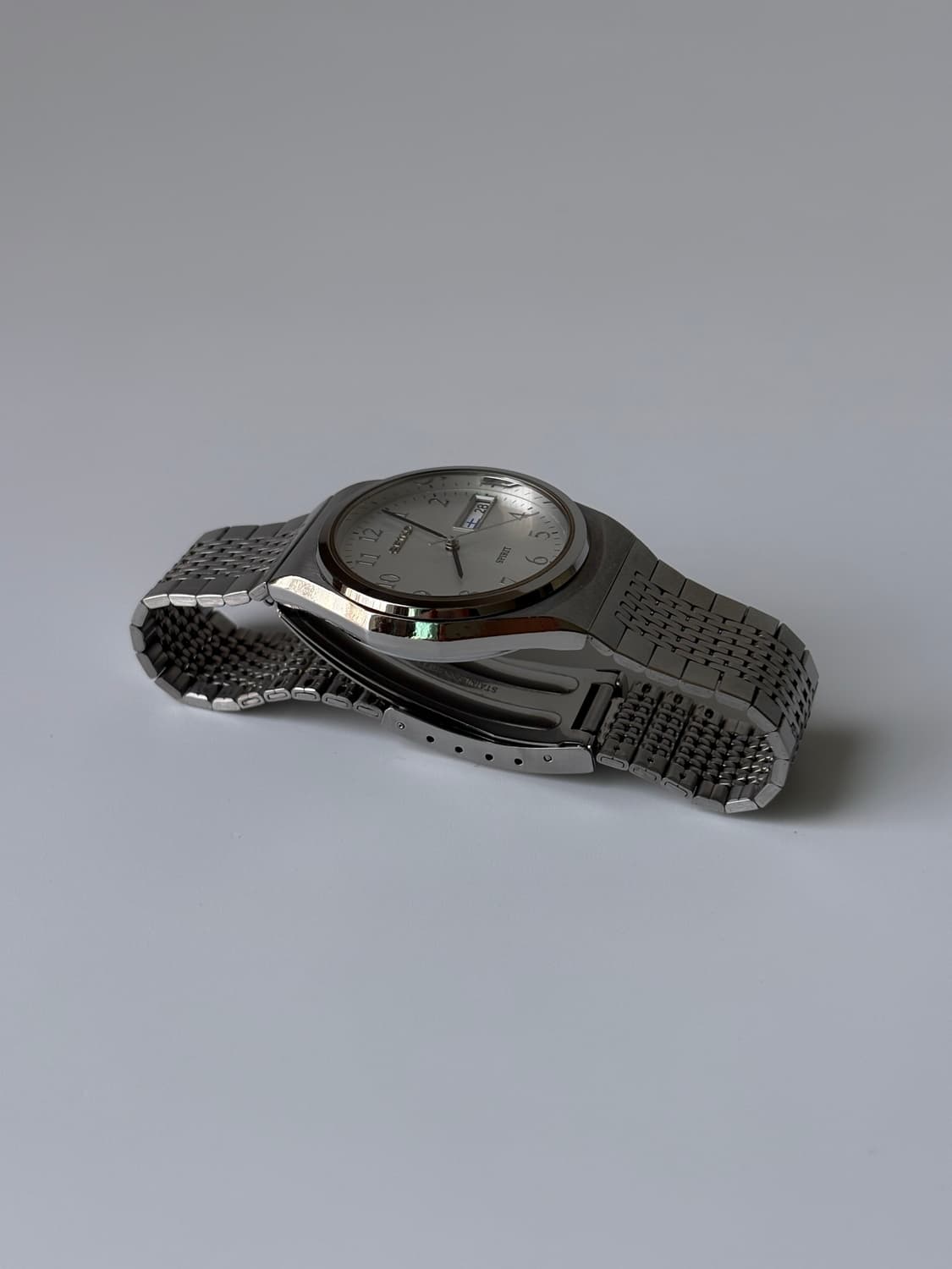 1990s Spirit Arabic Index Silver Quartz 상품이미지5