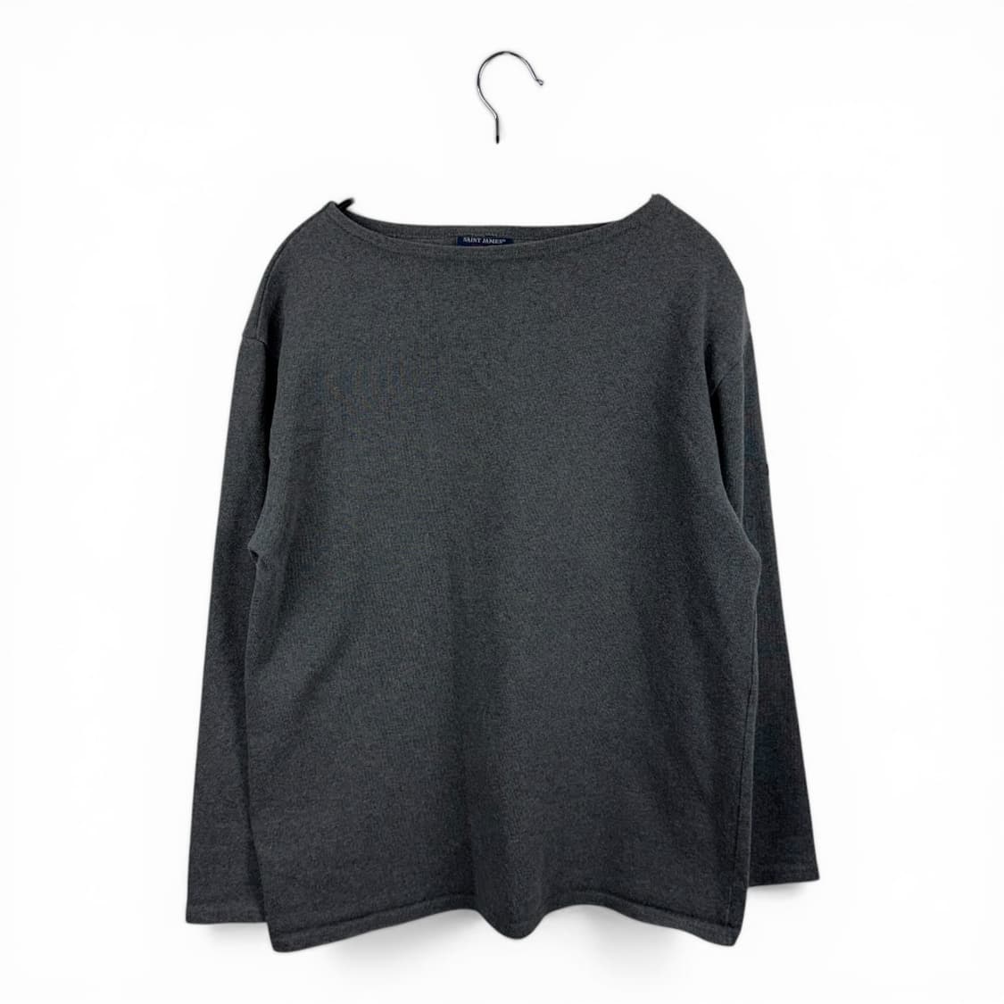 (105) 세인트 제임스 보트넥 차콜 긴팔 티 상품이미지1