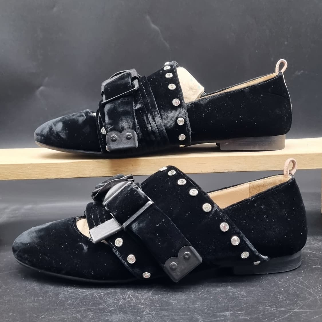 N21 벨벳 여성플랫슈즈36 220 상품이미지2