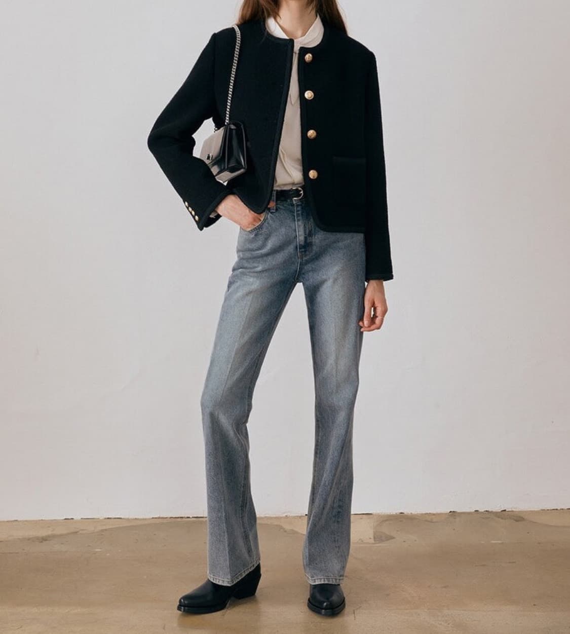 던스트 클래식 버클 트위드 자켓 S 상품이미지4