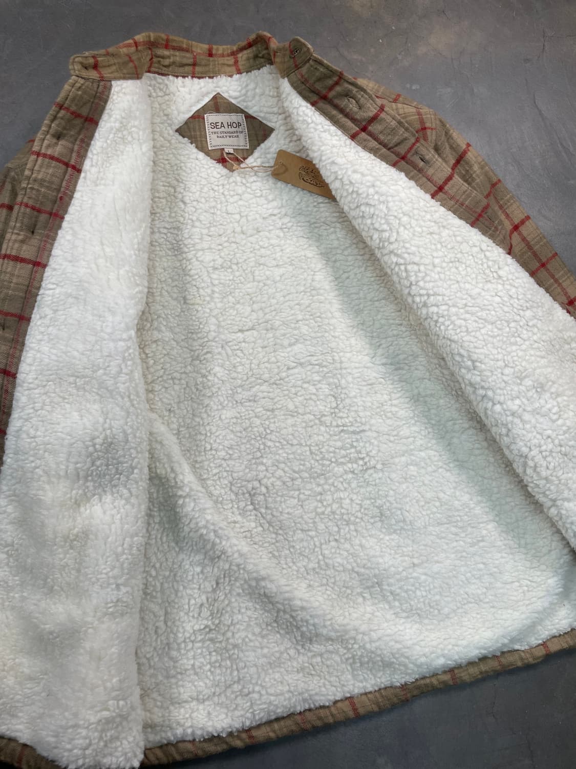 빈티지 체크 플란넬 셔츠 자켓 상품이미지3