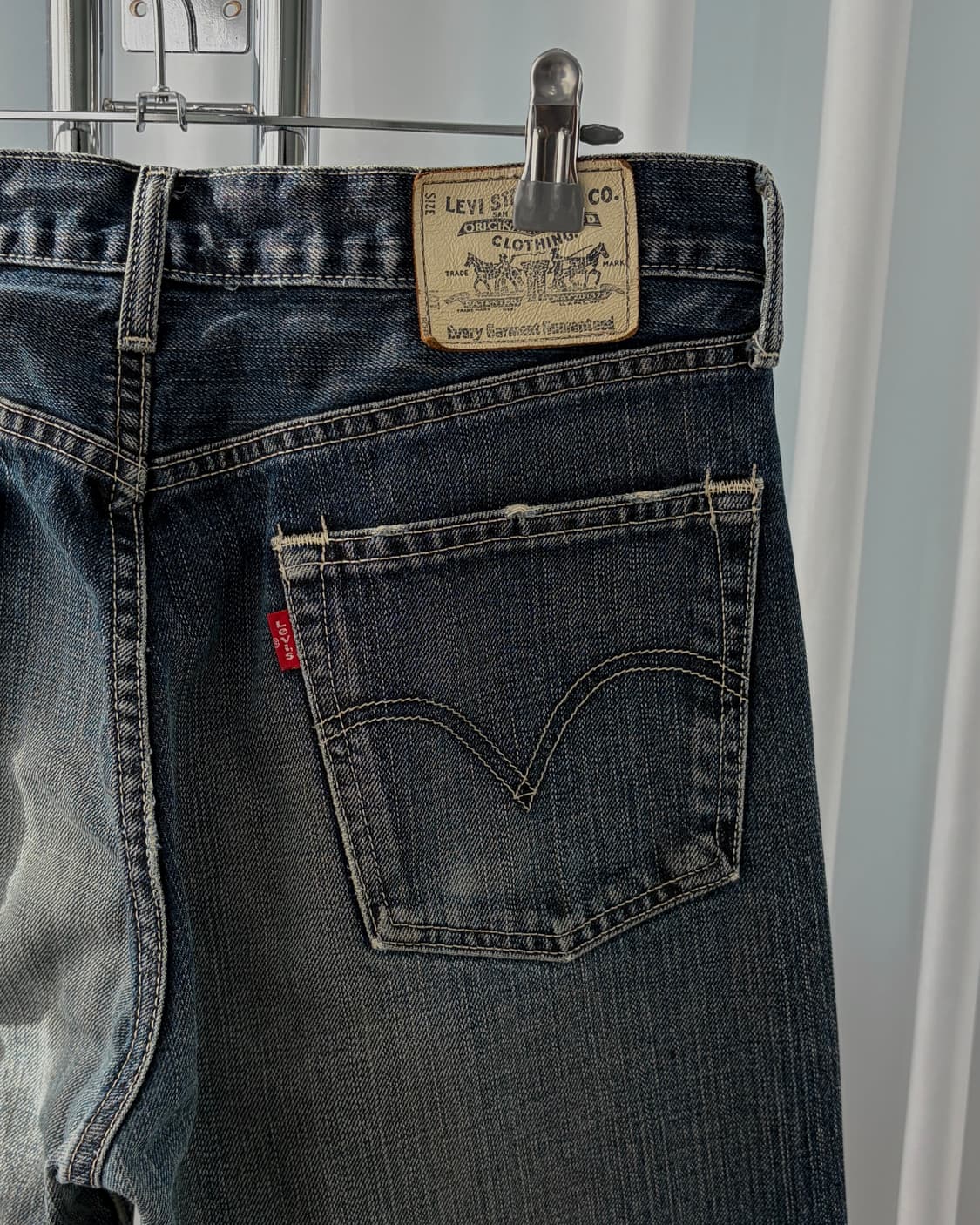 [31인치]리바이스 00s 빈티지 워시드 데님 팬츠 상품이미지5