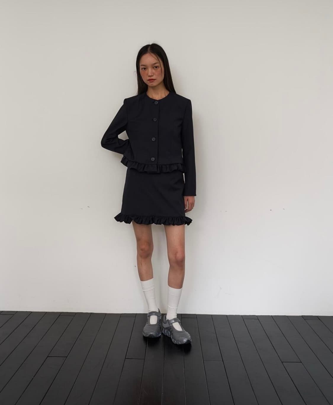 아우어솔티 Rosemoss 자켓 스커트 세트  상품이미지2