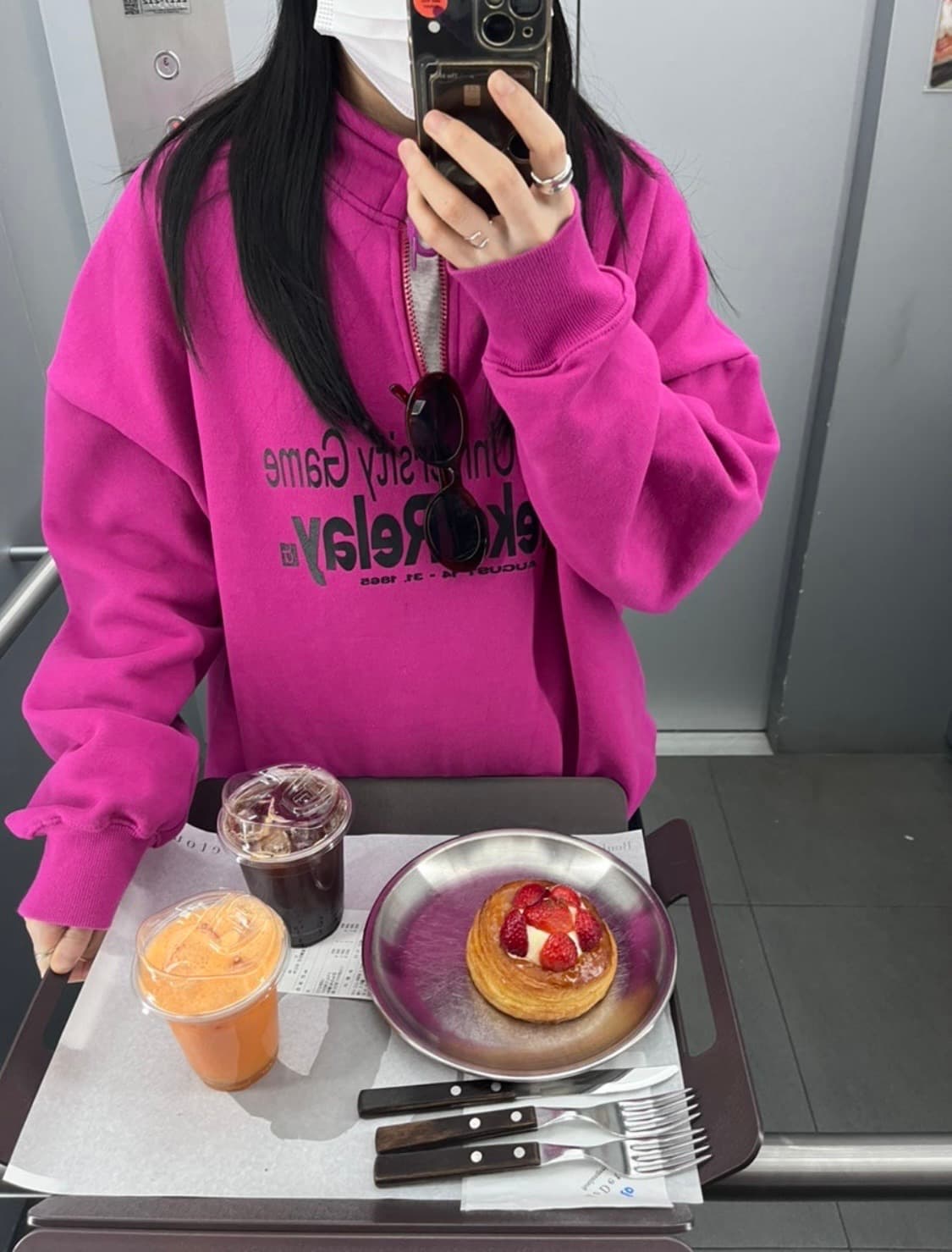 Teket💖 테켓 하프 집업 후드 집업 맨투맨 상품이미지1