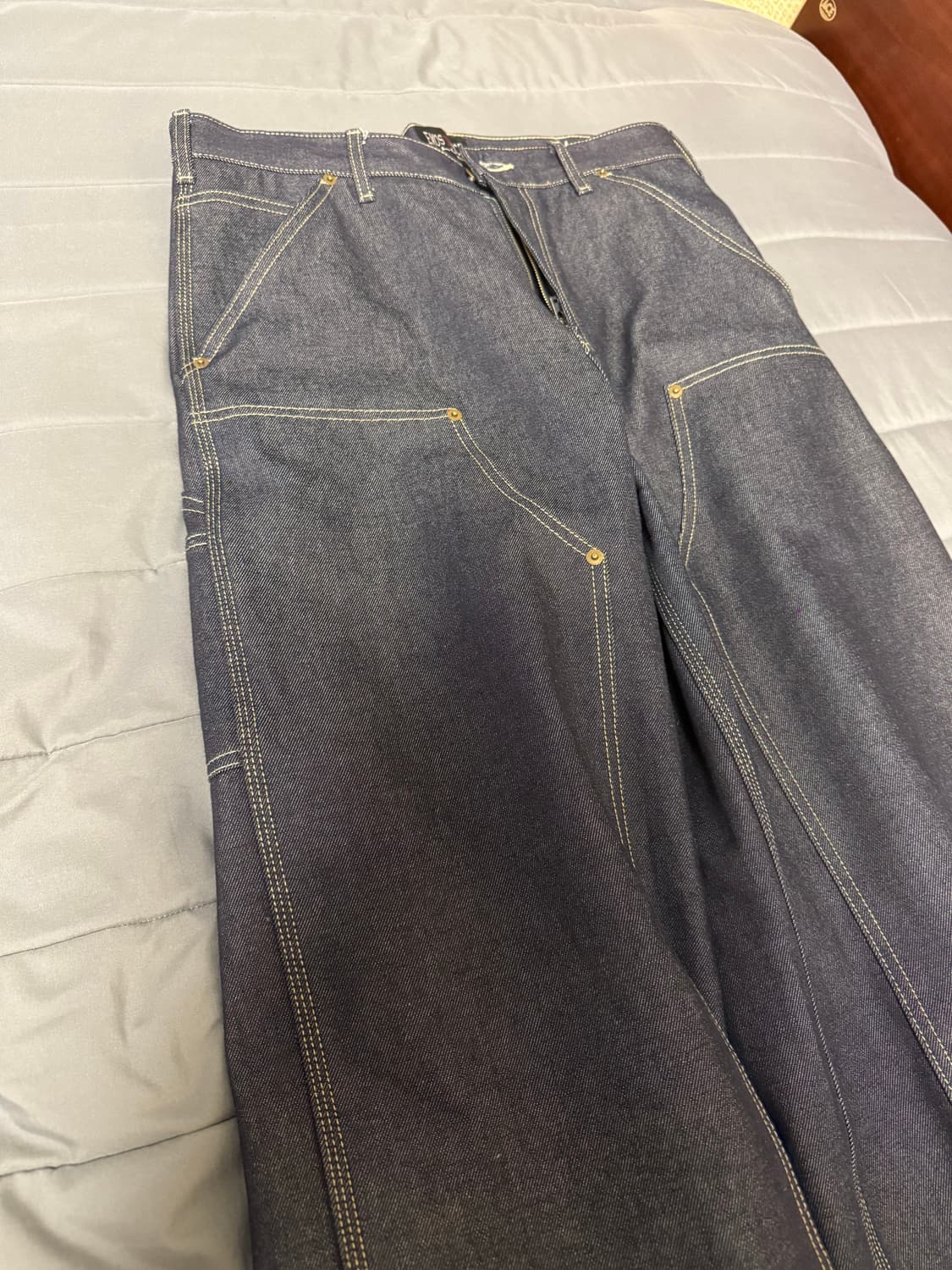 에모스탠스클럽 재패니즈 카펜터 배기진 인디고 데님 1사이즈 상품이미지3