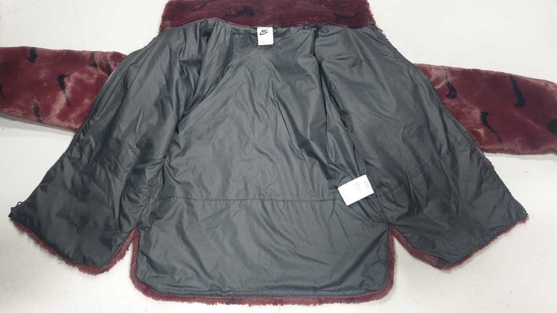 나이키 스우시 퍼 플리스 자켓 버건디 상품이미지7