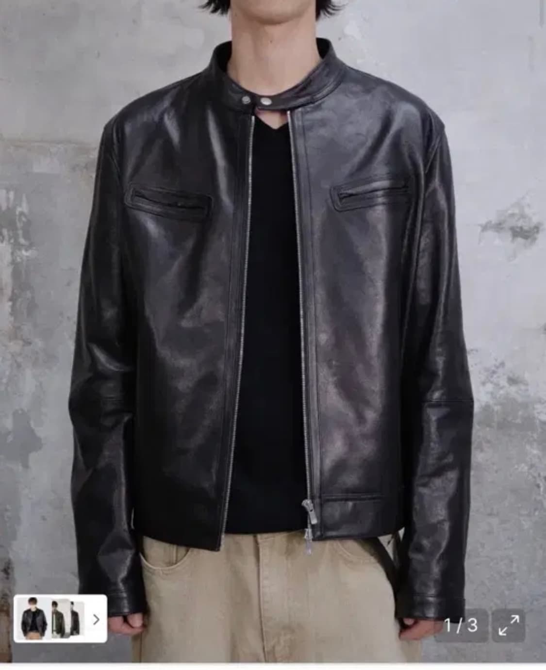 [2] 다이브인 루즈드 베지터블 자켓 블랙 상품이미지1