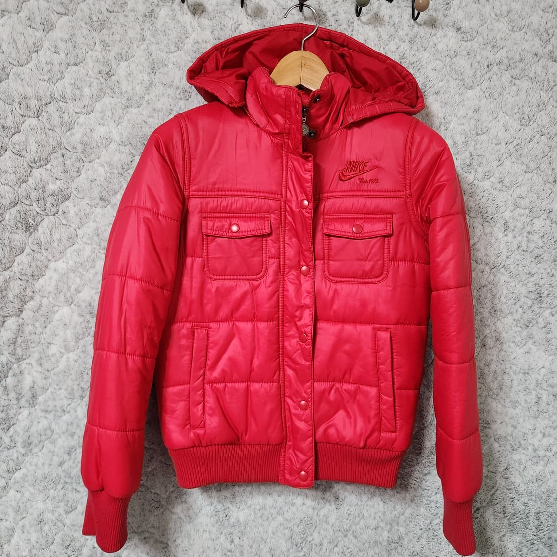 H828 [S] 나이키 올드스쿨 숏 패딩 점퍼 상품이미지1