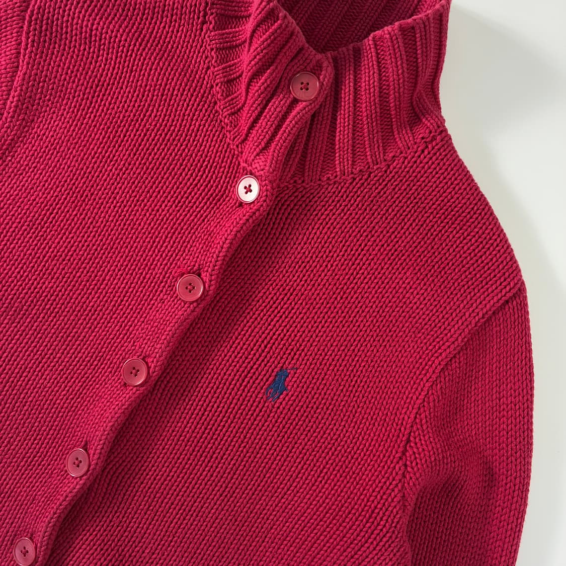 Polo  폴로 랄프로렌 자수 코튼 니트 버튼 가디건 상품이미지4