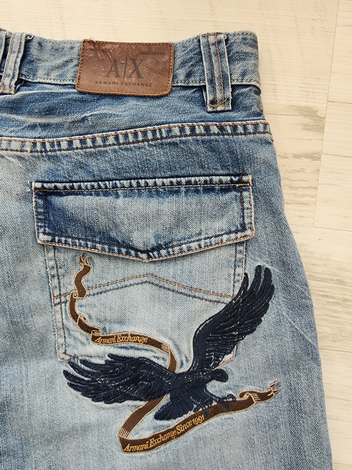 ARMANI 알마니 워싱 데님 팬츠 32사이즈 청바지 아르마니 익스체인지 상품이미지6