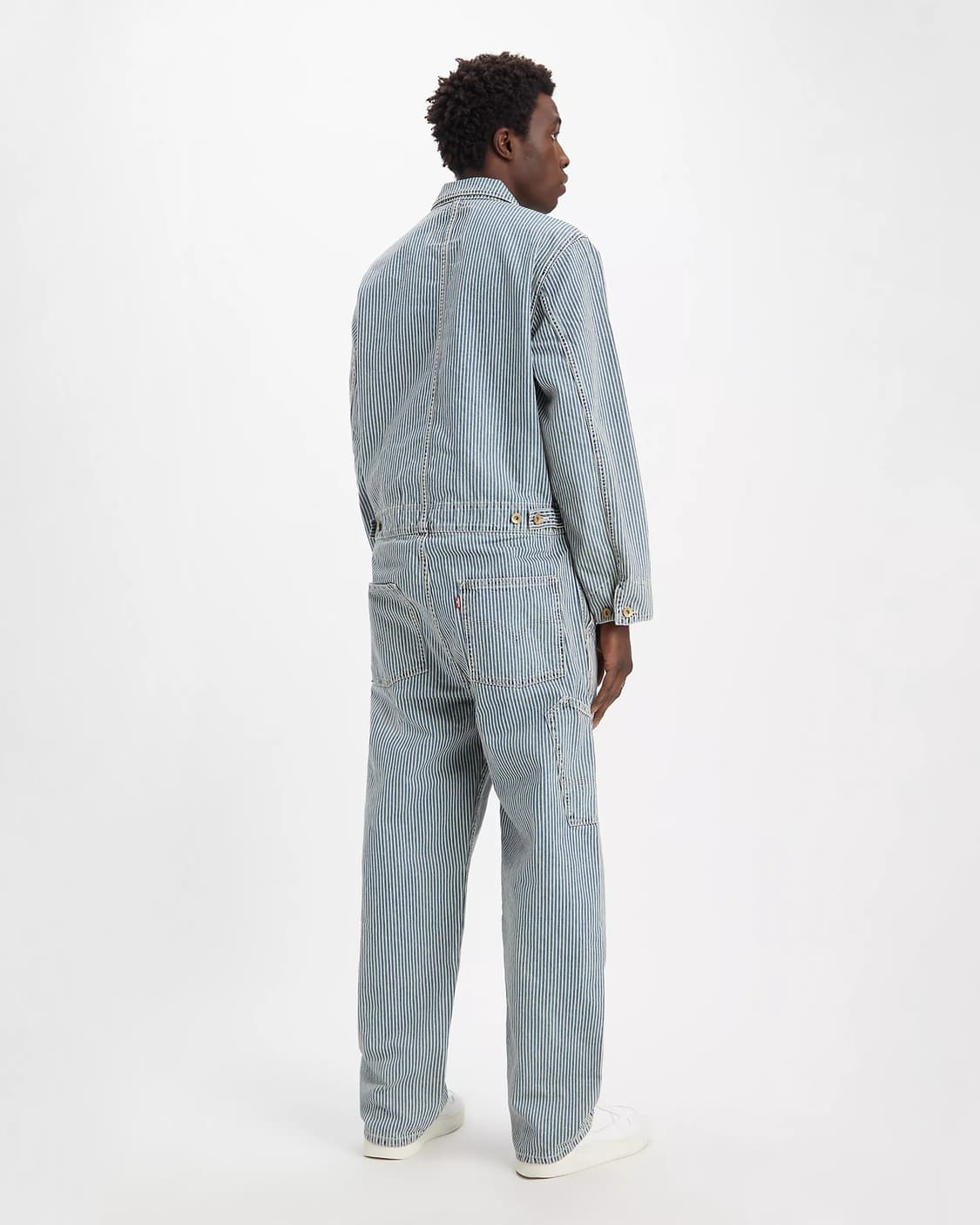 리바이스 스트라이프 히코리 데님 점프수트 커버올 XL 상품이미지2