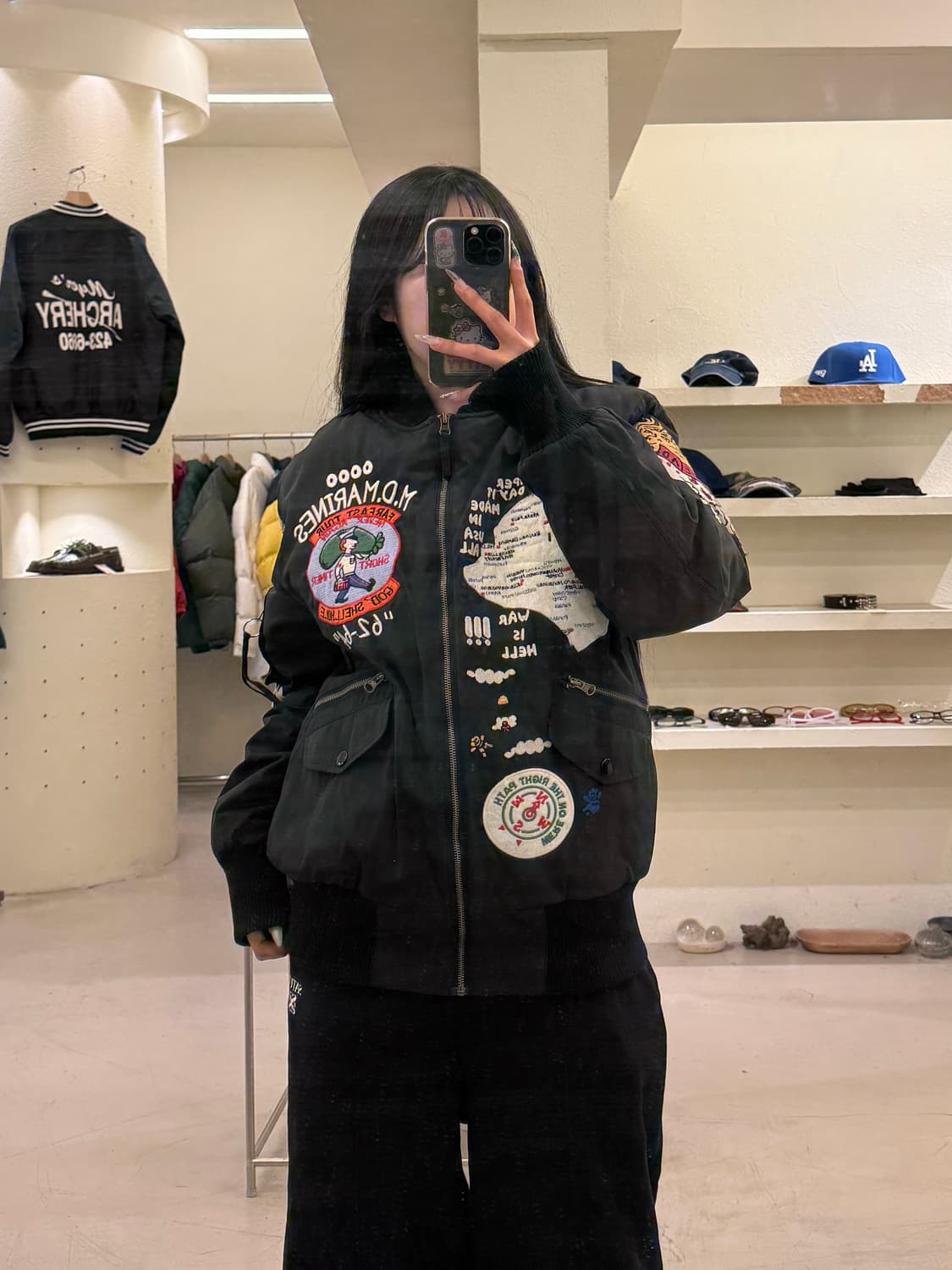 빈티지 패치워크 ma-1 U944 상품이미지1