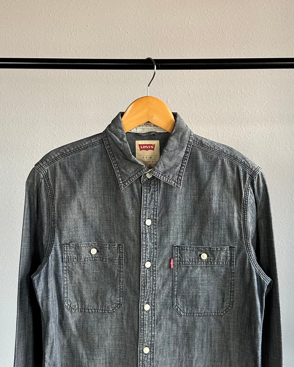[S]리바이스 Levi's 샴브레이 포켓 워크 셔츠 상품이미지2