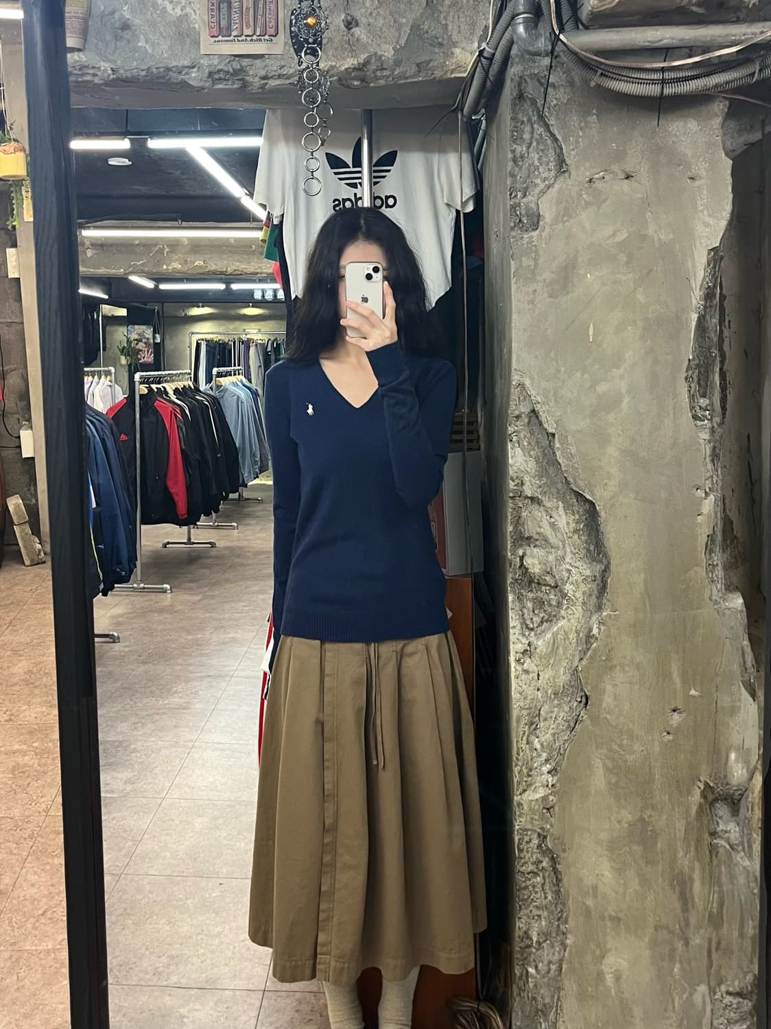 폴로 랄프로렌 브이넥 니트 네이비 L #csz2768 상품이미지2