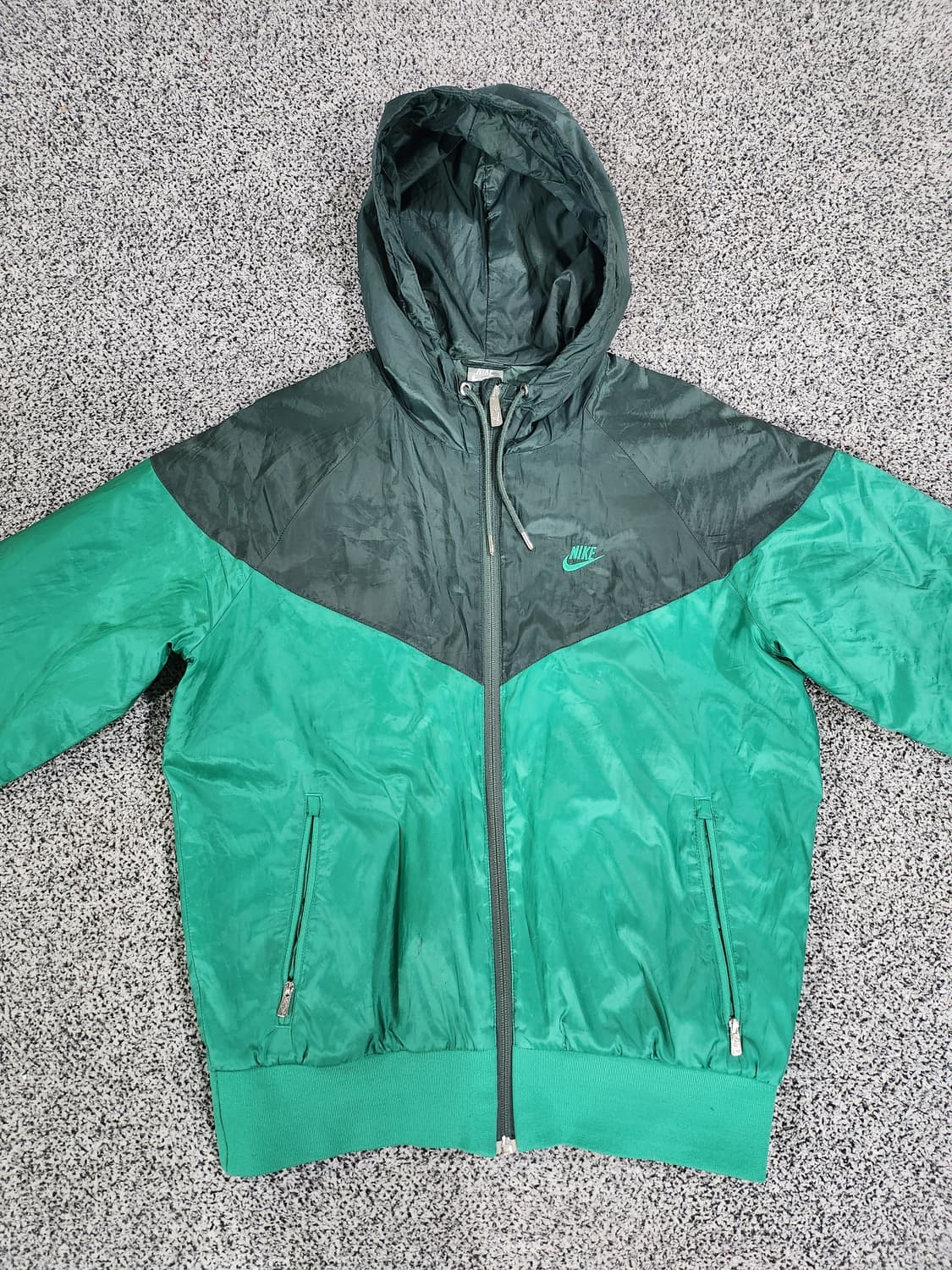나이키 윈드러너 후드 집업 (그린 배색) 상품이미지1