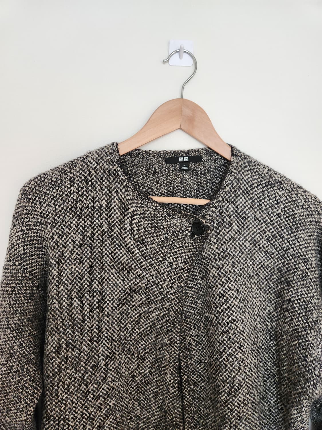 여자 유니클로 트위드니트 가디건 M 상품이미지4