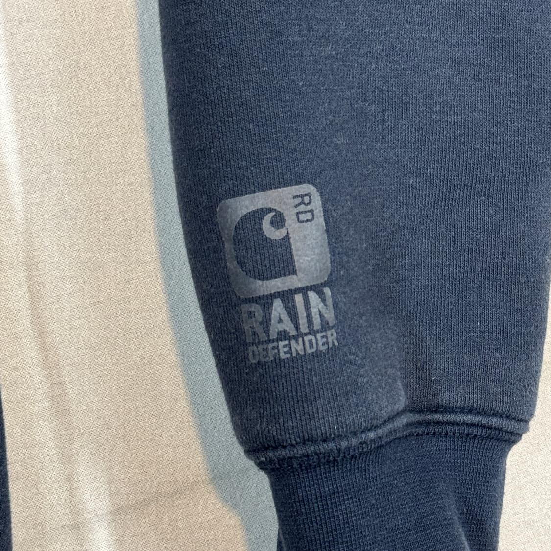 S) 칼하트 레인디펜더 워크웨어 써멀 후드집업 네이비 W20 상품이미지5