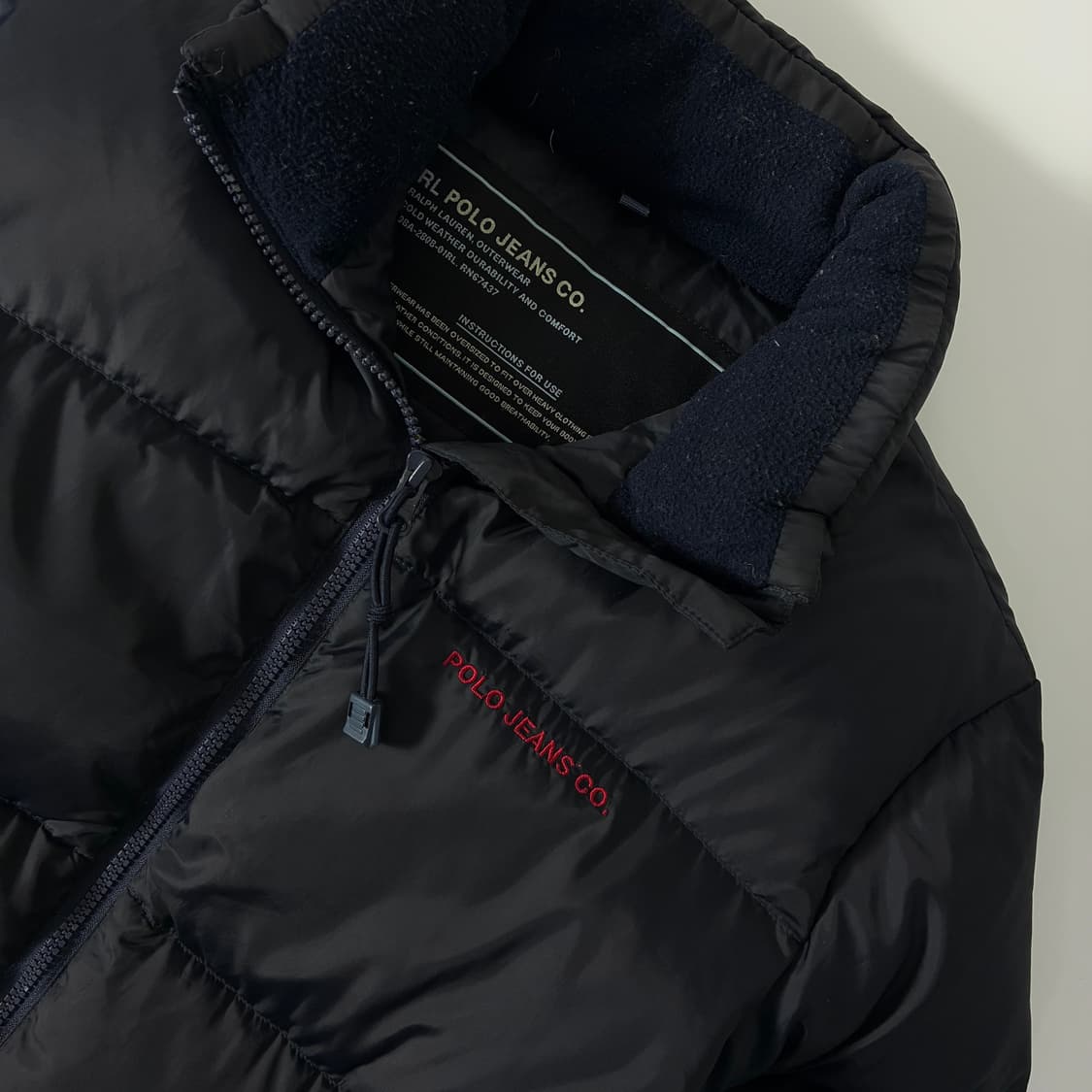  Polo  폴로 진스 컴퍼니 블랙 덕다운 패딩 상품이미지3